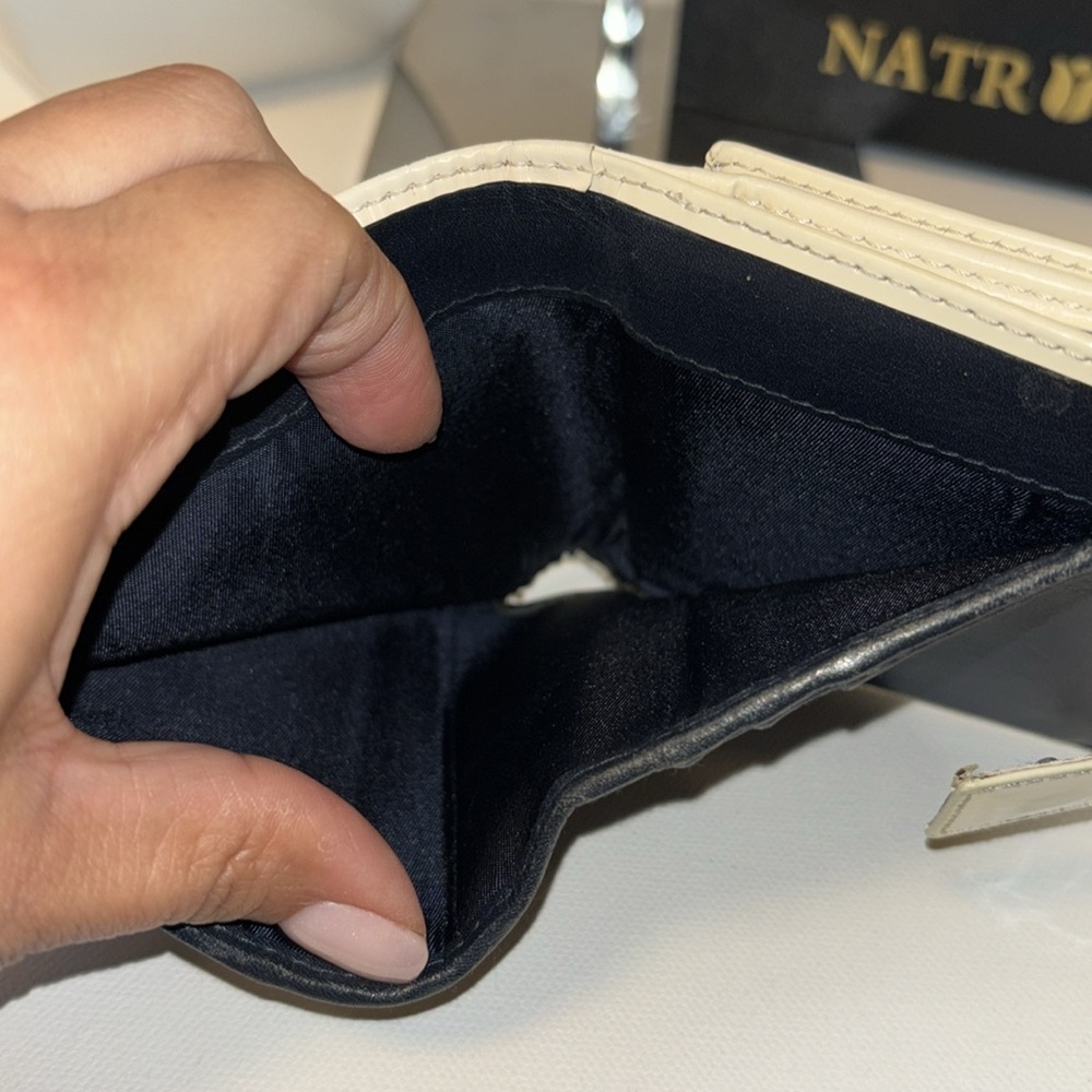 Dior Compact Wallet - Blue & Wht includes authenticity card. - Picture 16 of 16